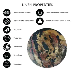 Byzantine Dissolve Linen Placemat (Round)