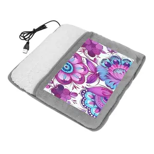 Purple Bouquet Electric Foot Warmer