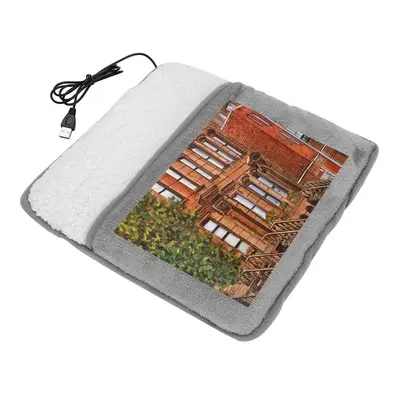 Brownstone Buildings New York City Electric Foot Warmer