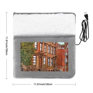 Brownstone Buildings New York City Electric Foot Warmer