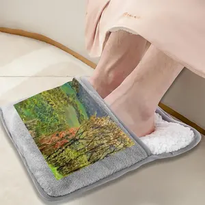 Mountains Landscape Electric Foot Warmer