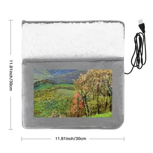 Mountains Landscape Electric Foot Warmer