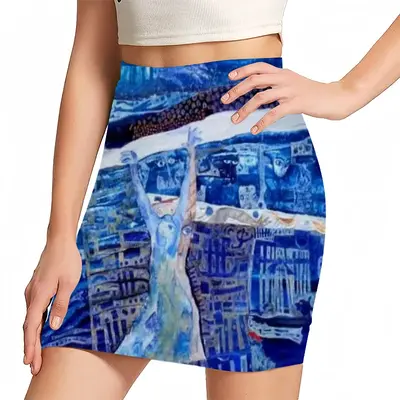 Women True Blue Hip Skirt