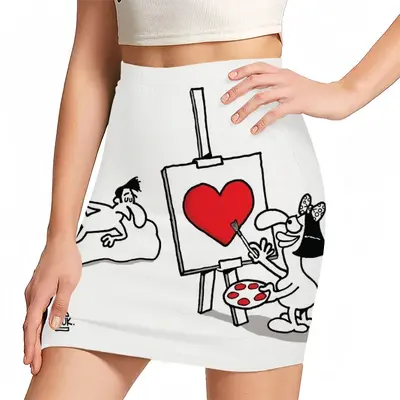 Women Art Lover Hip Skirt