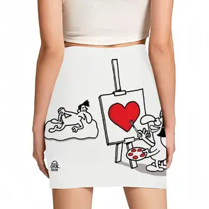 Women Art Lover Hip Skirt