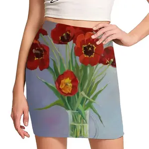 Women Tulips Hip Skirt