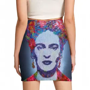 Women Frida Khalo Une Vie Construite Comme Une Oeuvre Dart Hip Skirt