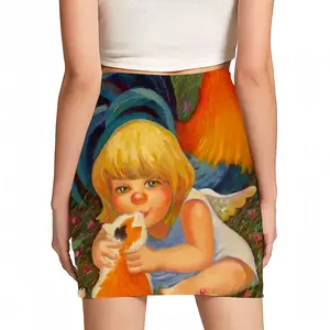 Women Innocent Kiss Of Angel Hip Skirt