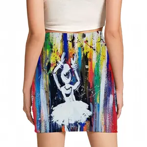 Women Firework Performance Hip Skirt