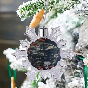 Acceleration Christmas Pendant (Transparent Snowflake)