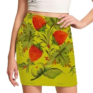 Women Raspberry Hip Skirt