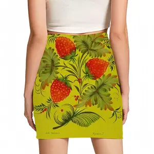 Women Raspberry Hip Skirt