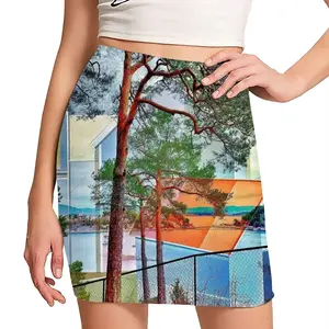 Women Deep Breath Hip Skirt