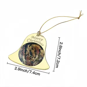 Byzantine Dissolve Christmas Bell Pendant