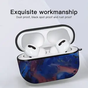 Silver-Blue Airpods Pro Case (Hard Shell, Black)