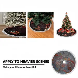 Illuminated Flecks Tassel Tree Skirt