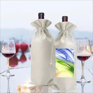 The Sixth Day Wine Bags (Linen)