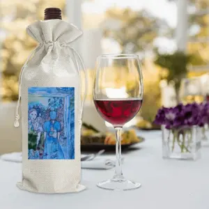 Way To Another World Wine Bags (Linen)