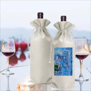 Way To Another World Wine Bags (Linen)