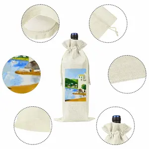 Cadaques (Spain) Wine Bags (Linen)