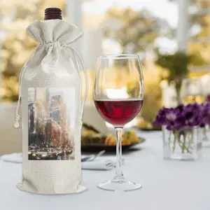 Busy Manhattan Wine Bags (Linen)