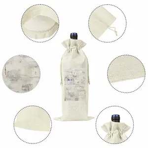 White Medina Wine Bags (Linen)