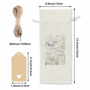 White Medina Wine Bags (Linen)