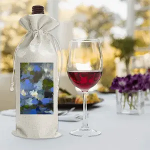 Water Lilies Wine Bags (Linen)