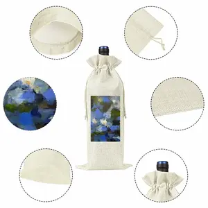 Water Lilies Wine Bags (Linen)