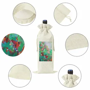 Summer Flowers Wine Bags (Linen)