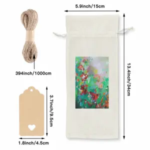 Summer Flowers Wine Bags (Linen)