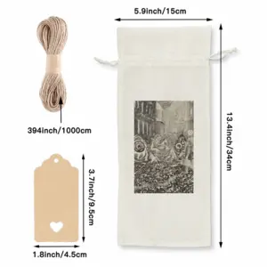 Always Watching Wine Bags (Linen)