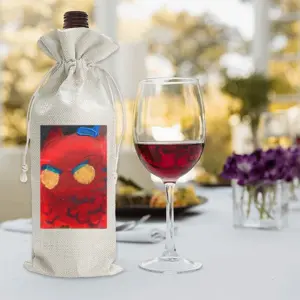 Derrida Bird Wine Bags (Linen)