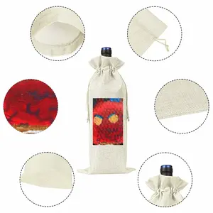 Derrida Bird Wine Bags (Linen)