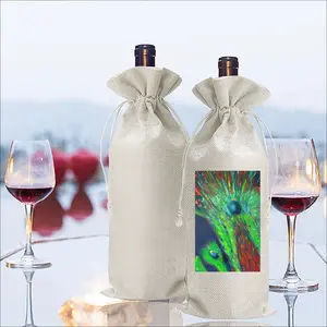 Cellular Universe Wine Bags (Linen)