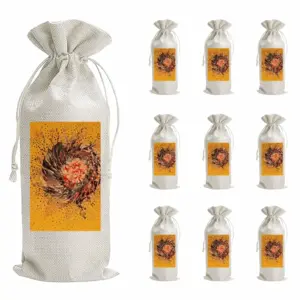 Cellular Universe Q Wine Bags (Linen)