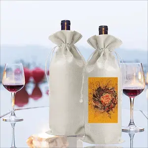 Cellular Universe Q Wine Bags (Linen)