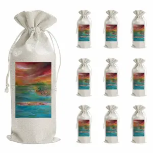 Eclipse Of The Sea Wine Bags (Linen)