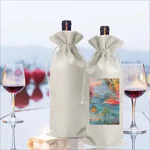 Alligator In Plastic River Wine Bags (Linen)