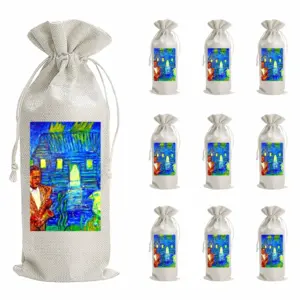 Serenade To A Cuckoo Wine Bags (Linen)