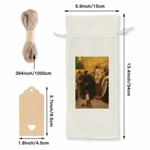 Message On The Stone Wine Bags (Linen)