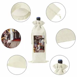 Jewish Wedding Wine Bags (Linen)