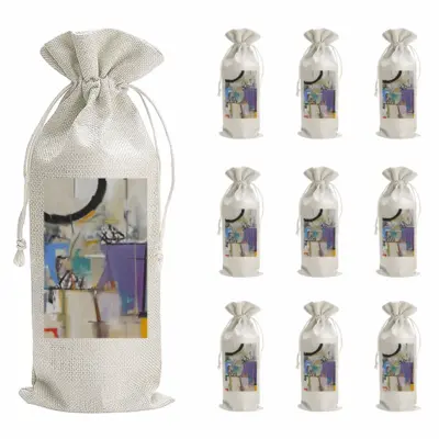 White Asparagus Wine Bags (Linen)