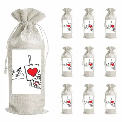 Art Lover Wine Bags (Linen)