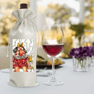 Chain Smoker Wine Bags (Linen)