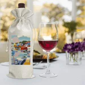 Sète La Pointe Courte Wine Bags (Linen)