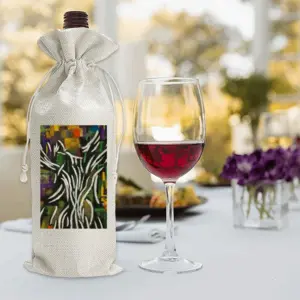 Astral Dance Wine Bags (Linen)