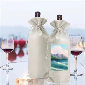 Emerals Sea Wine Bags (Linen)