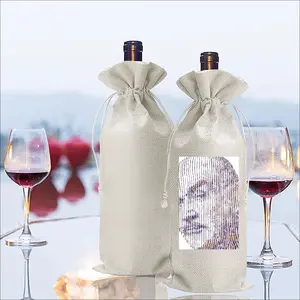 Sean Connery Forever Wine Bags (Linen)