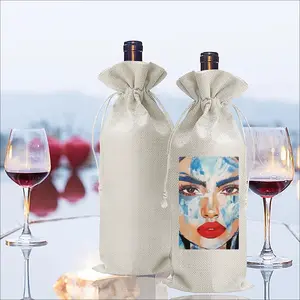 Crystal Wine Bags (Linen)